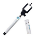 Bluetooth Selfie Stick w/ Powerbank Remote